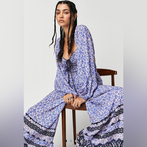 🌼💗Free People. Bohemian jumpsuit.